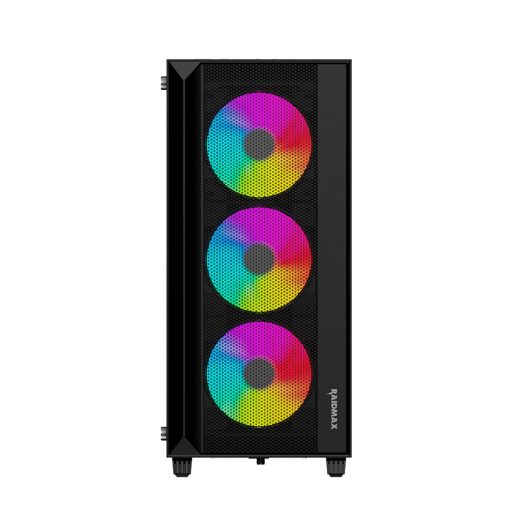 Kuciste Raidmax Vector 100 Black 4 x RGB fan/Window/650W